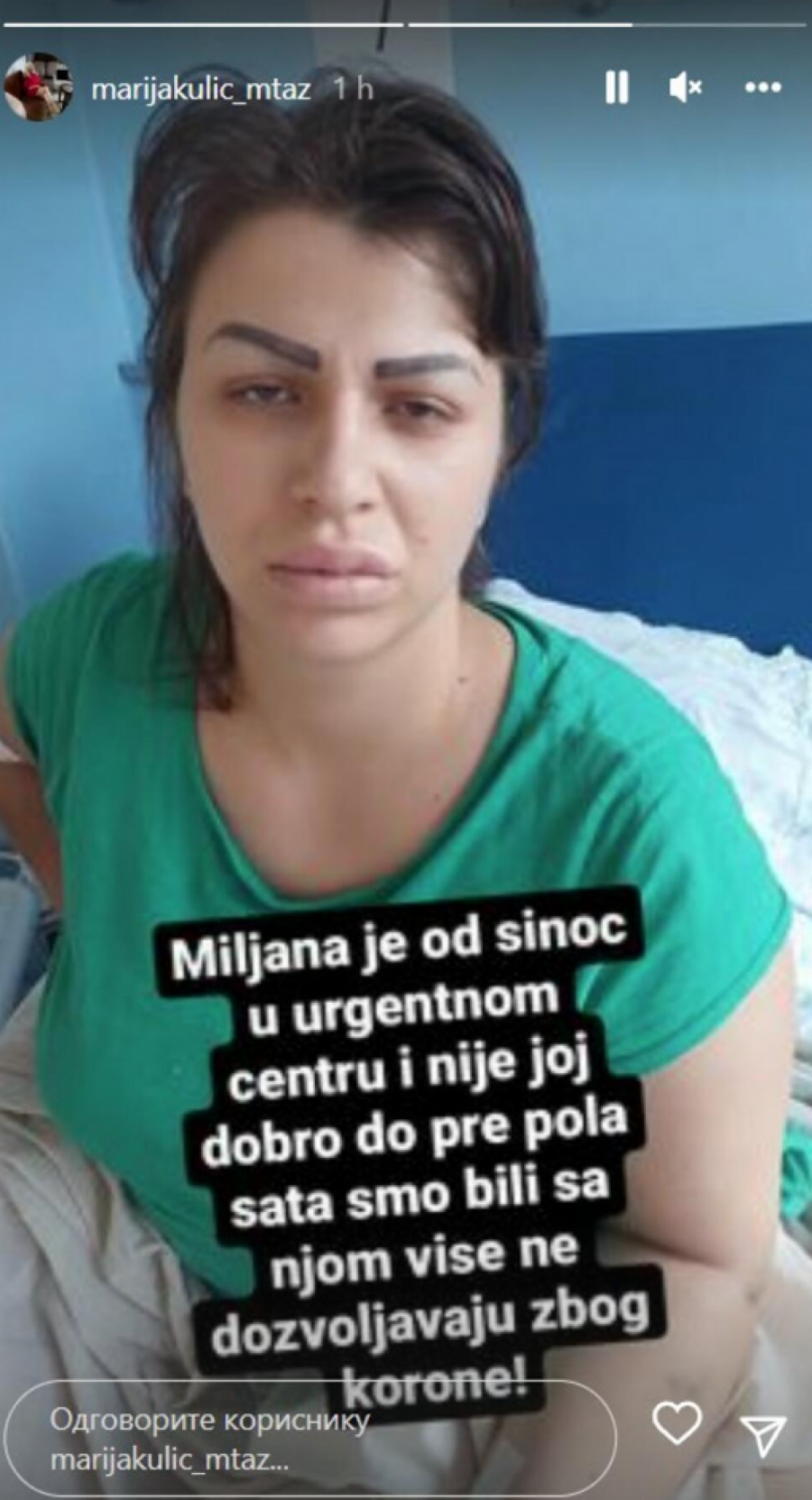 SAMO DA MI DETE PREŽIVI! Marija Kulić van sebe: Stalno sam sa doktorima na vezi