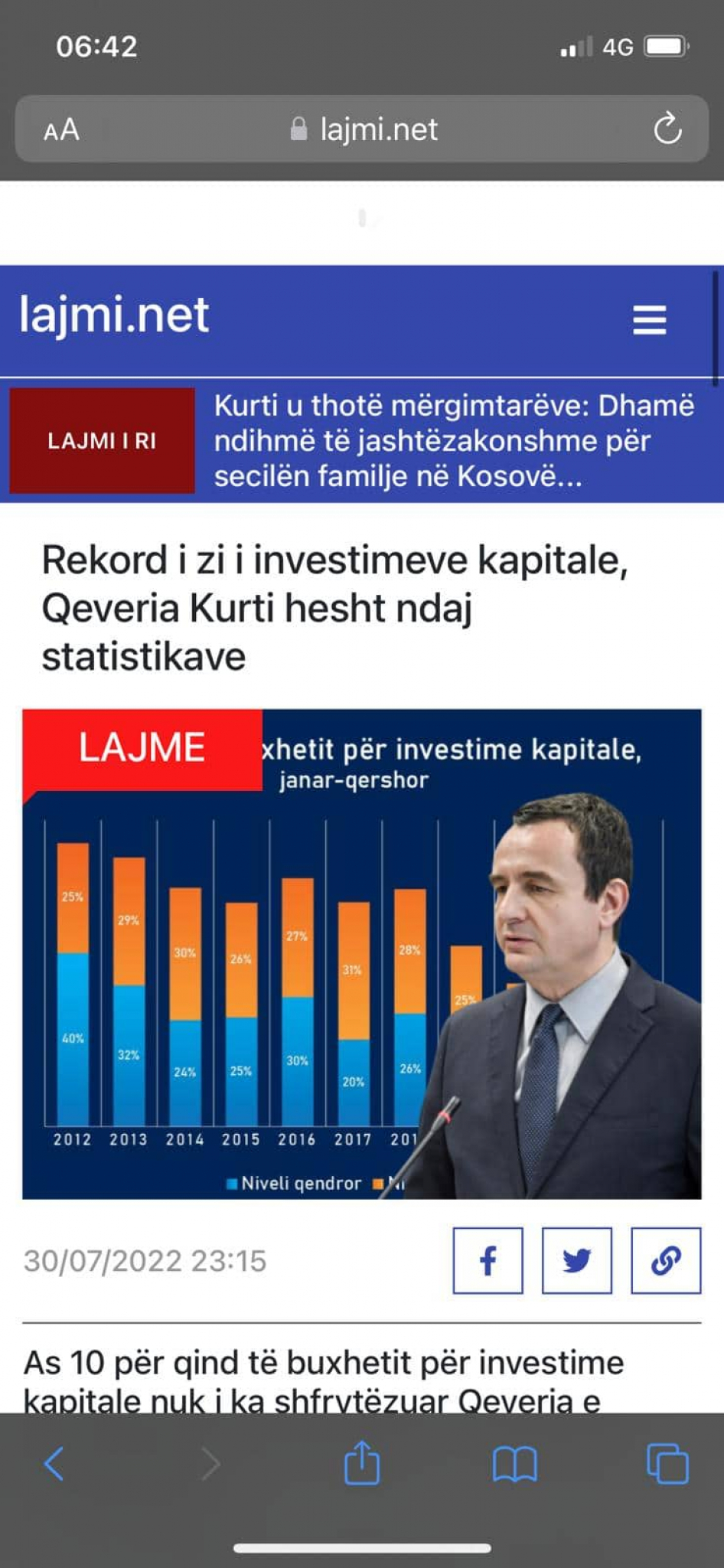 RASPADA SE EKONOMIJA LAŽNE DRŽAVE! Prištinski mediji ovu vladu nazivaju najnesposobnijom, sada je jasno zašto Kurti kidiše na Srbe i izaziva haos!