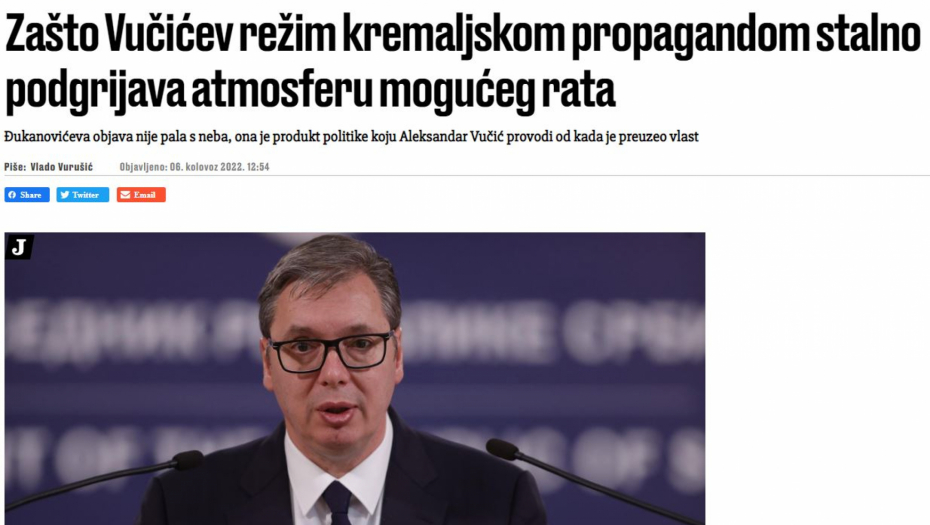 JEZIVI NAPADI NA VUČIĆA I SRBIJU Zašto ustaški režim Plenkovića jezivom propagandom nameće Hitlerove vrednosti?