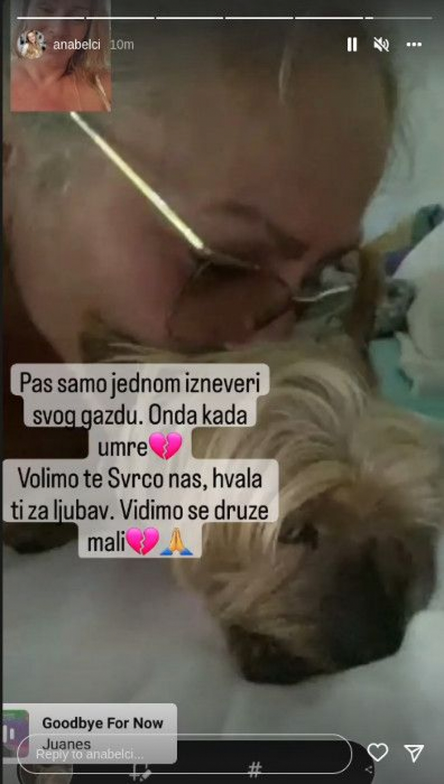 VIDIMO SE DRUŽE, HVALA TI ZA LJUBAV Anabela i Luna potpuno slomljene od bola, velika tuga u domu Đoganijevih (FOTO)