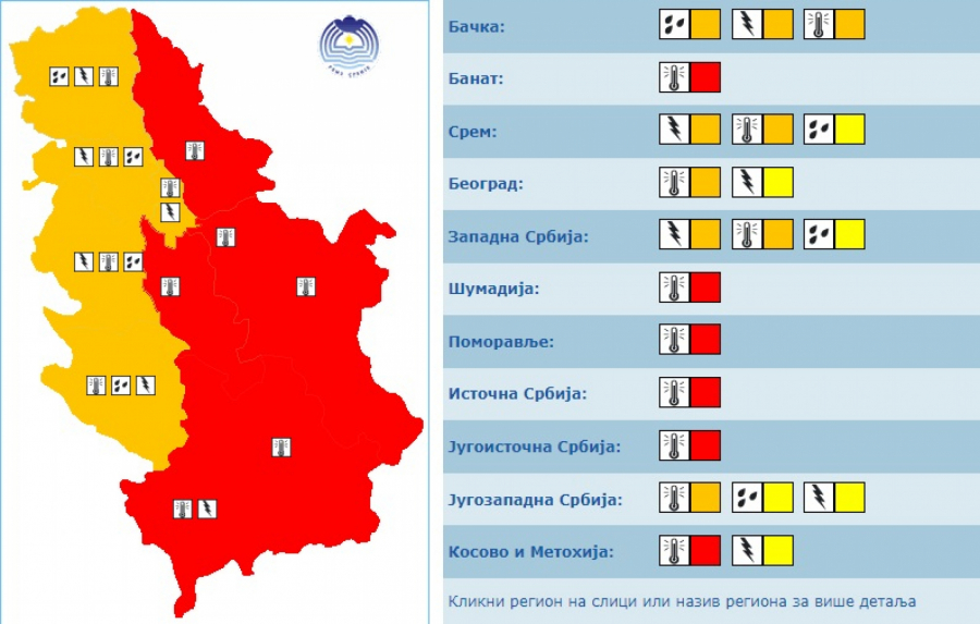 PREKO 30°C PA DRASTIČNA PROMENA VREMENA Burna reakcija atmosfere donosi NEVREME u Srbiju