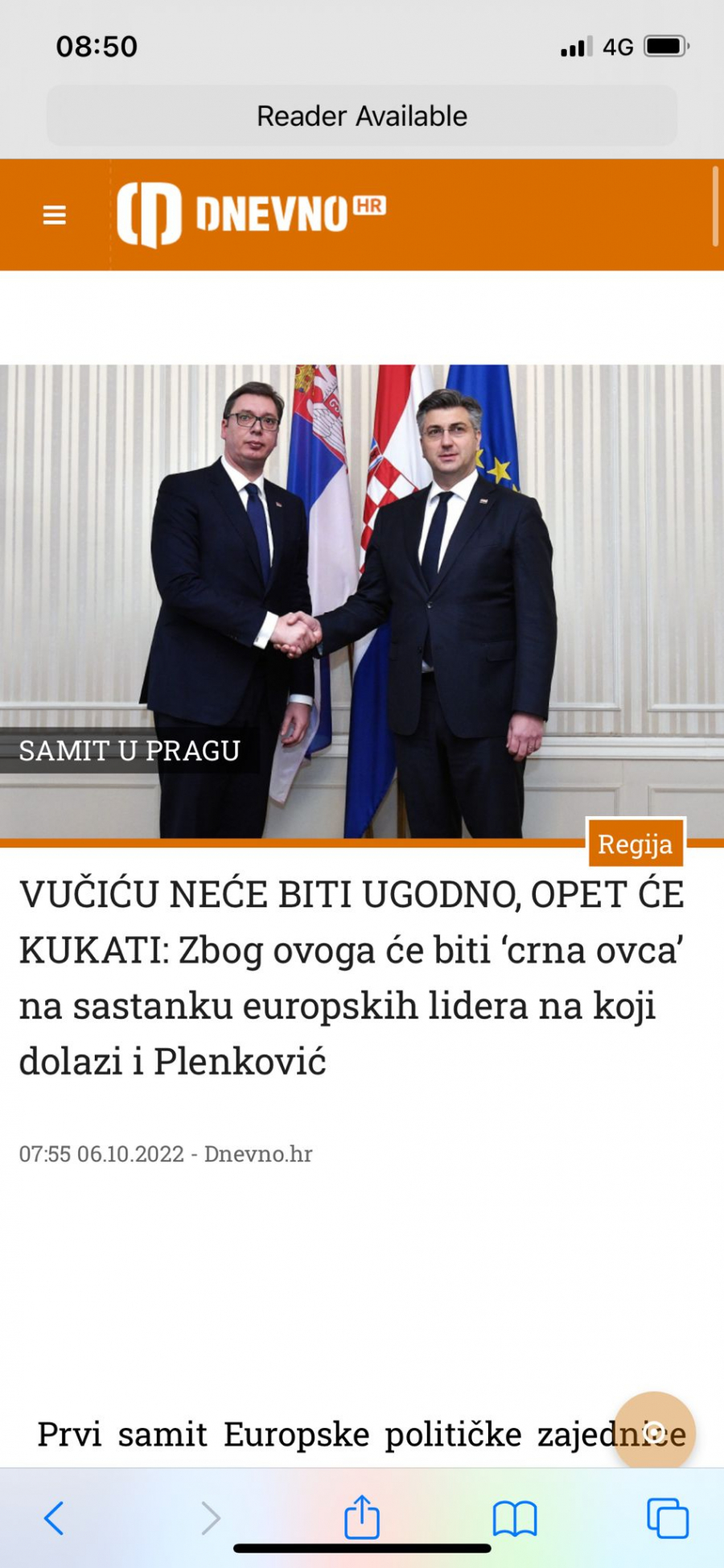 USTAŠA PLENKOVIĆ PREKO SVOJIH MEDIJA PRETI VUČIĆU: 