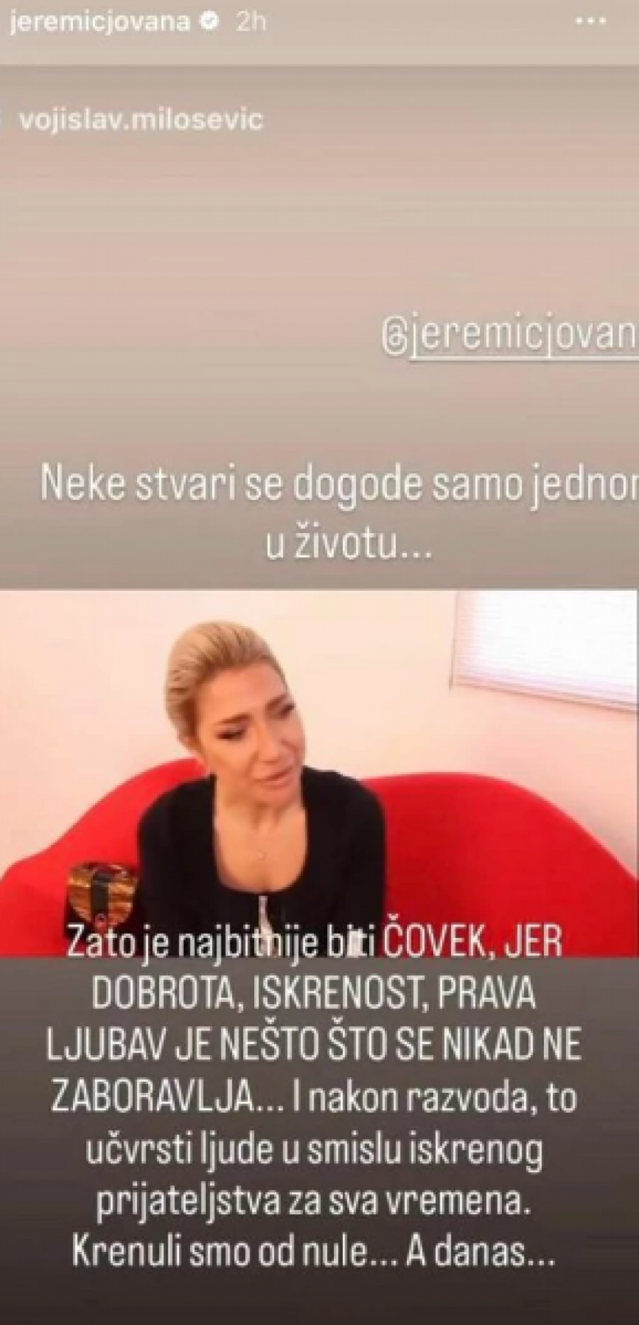 NEKE STVARI SE DOGODE SAMO JEDNOM Jovana Jeremić grcala u suzama zbog bivšeg muža, potpuno se slomila