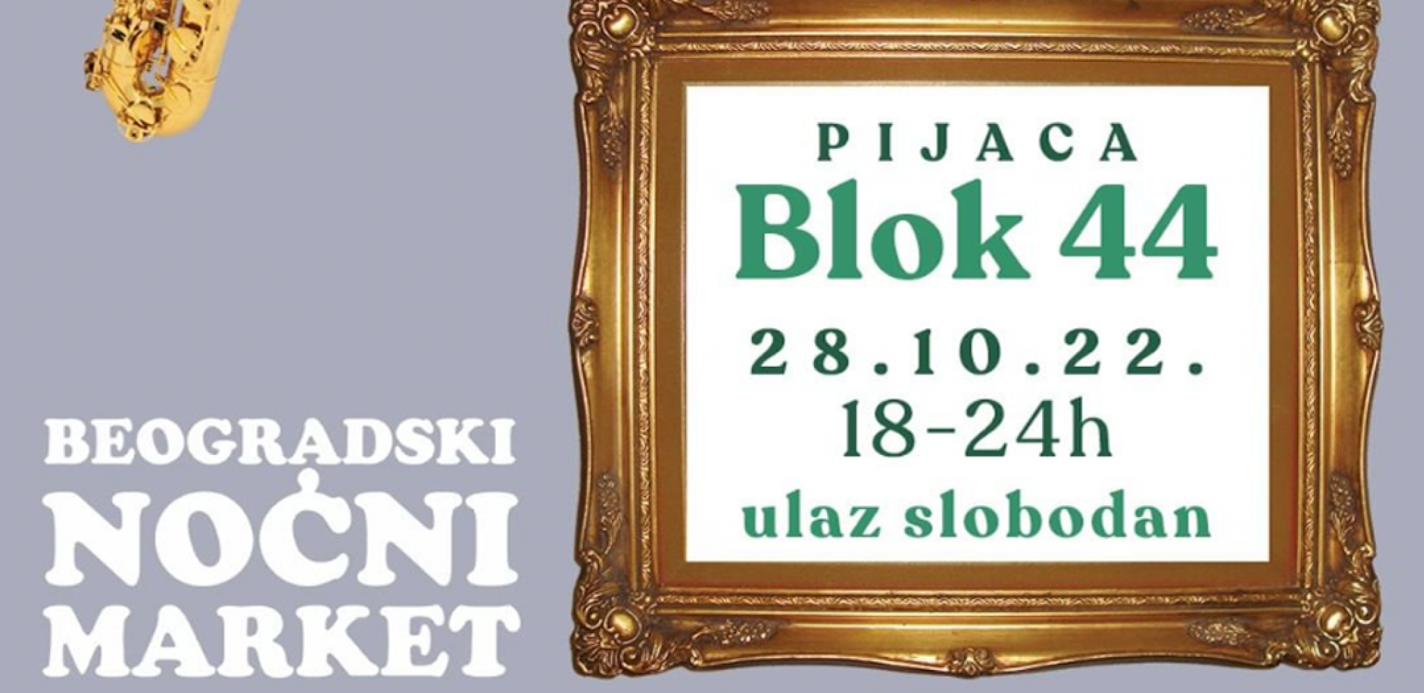 „BEOGRADSKI NOĆNI MARKET“ - PONOVO SA VAMA NA PIJACI „BLOK 44“