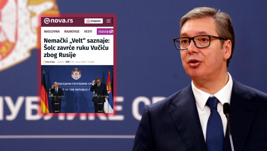 LAŽLJIVI NEMAČKI MEDIJI UDARILI NA VUČIĆA Pridružile im se i Šolakove medijske sluge (FOTO)