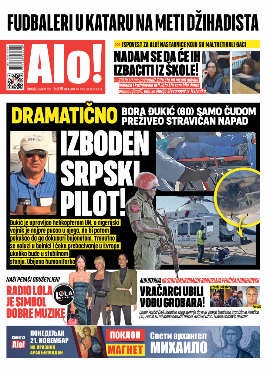 DRAMATIČNO! BORA ĐUKIĆ (60) ČUDOM PREŽIVEO STRAVIČAN NAPAD Izboden srpski pilot!