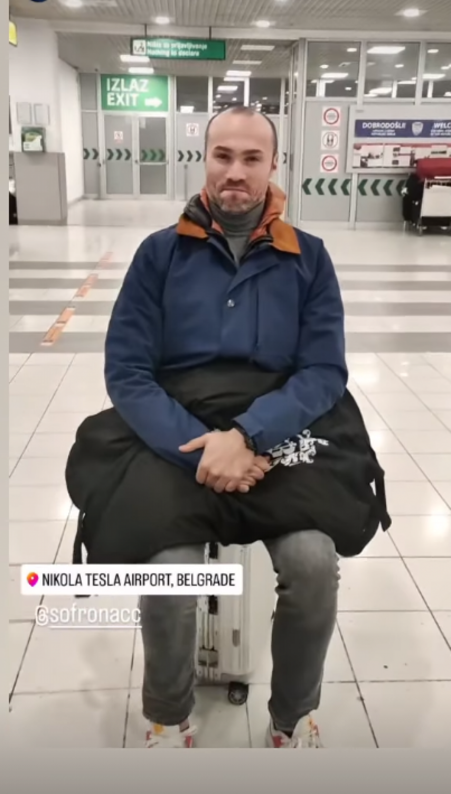 PODETINJIO Sofronijević raskinuo veridbu, pa šokirao ponašanjem na aerodromu (FOTO)