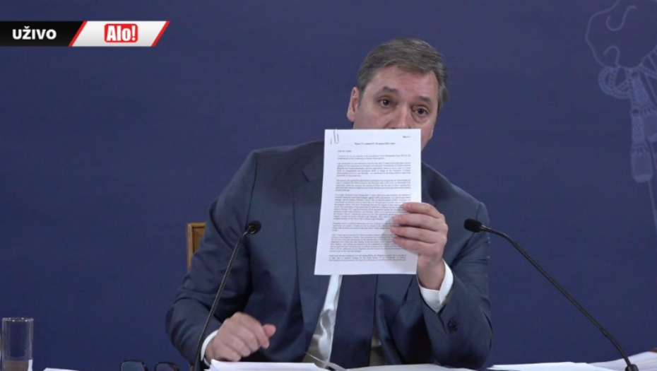 OVO DO SADA NISMO POKAZIVALI Vučić zagrmeo: Ne pada mi na pamet da to potpišem, oni će morati da ispune to što su potpisali!