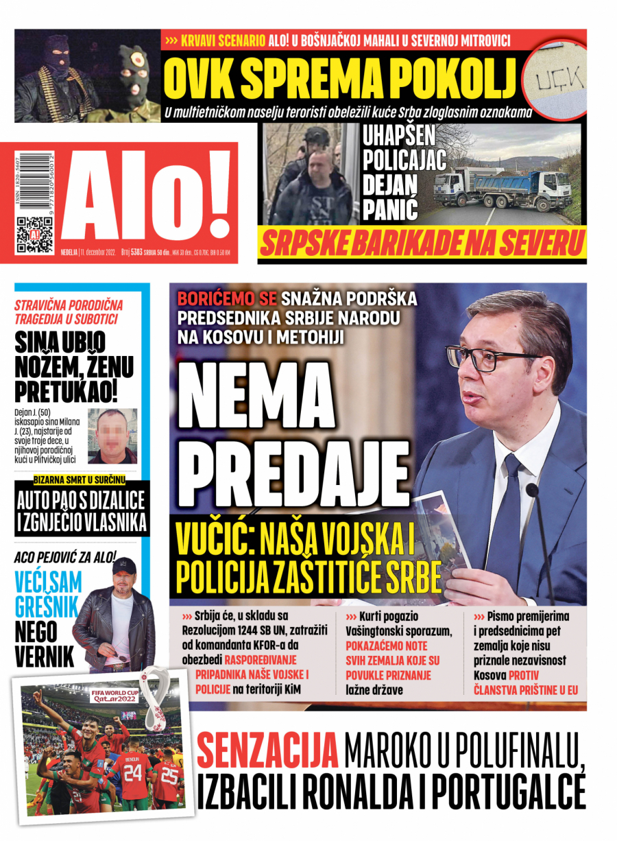 BORIĆEMO SE Snažna podrška predsednika Srbije našem narodu na Kosmetu