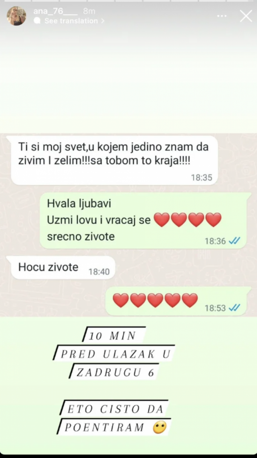 ISPLIVALE PRIVATNE PREPISKE ANE I ZVEZDANA Evo kako se Slavnić prevarenoj ženi kleo na večnu ljubav