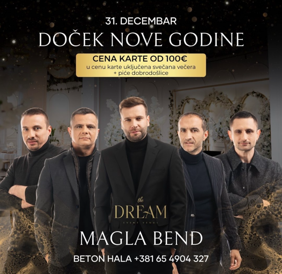 Ne znate gde ćete za Novu godinu? DREAM EVENT CENTAR je spremio dva dana sjajnog provoda