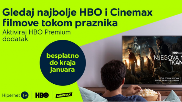 Hipernet TV otključava HBO i Cinemax kanale za predstojeće praznike