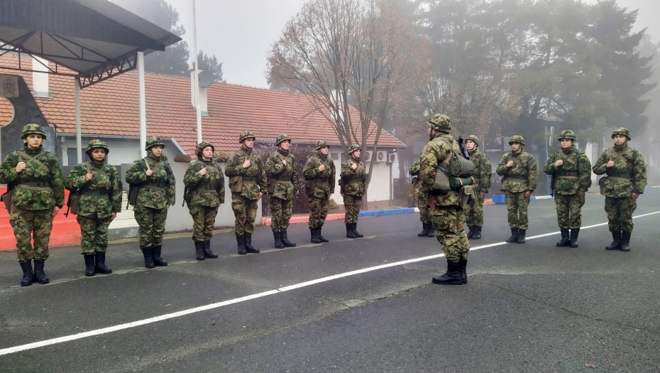 IZUZETNA MOTIVACIJA Decembarska klasa vojnika u potpunosti savladava sve zadatke