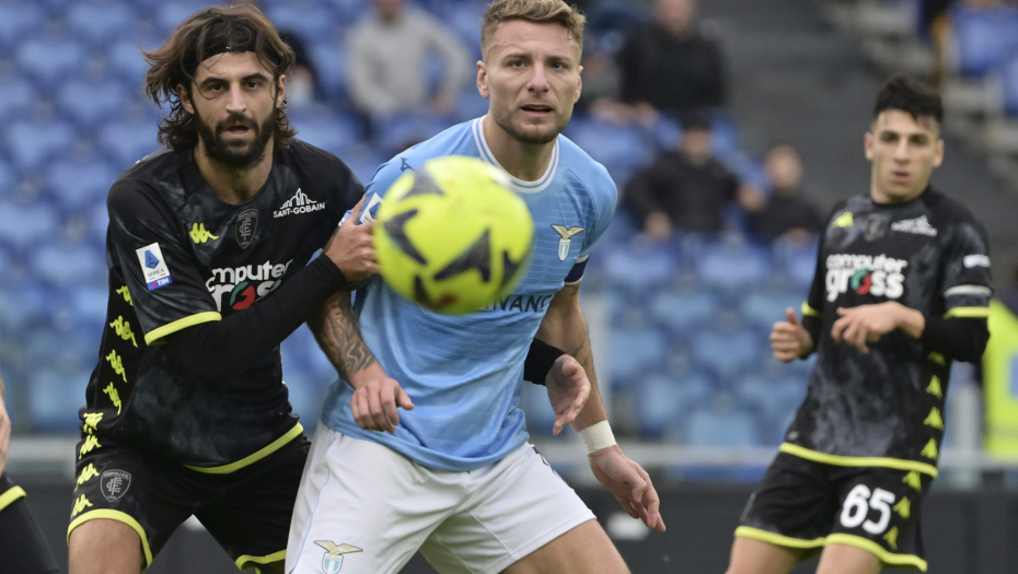 LACIO POSUSTAJE U BORBI ZA TITULU Rimljani imali 2:0, a onda u 93. minutu ostali bez pobede