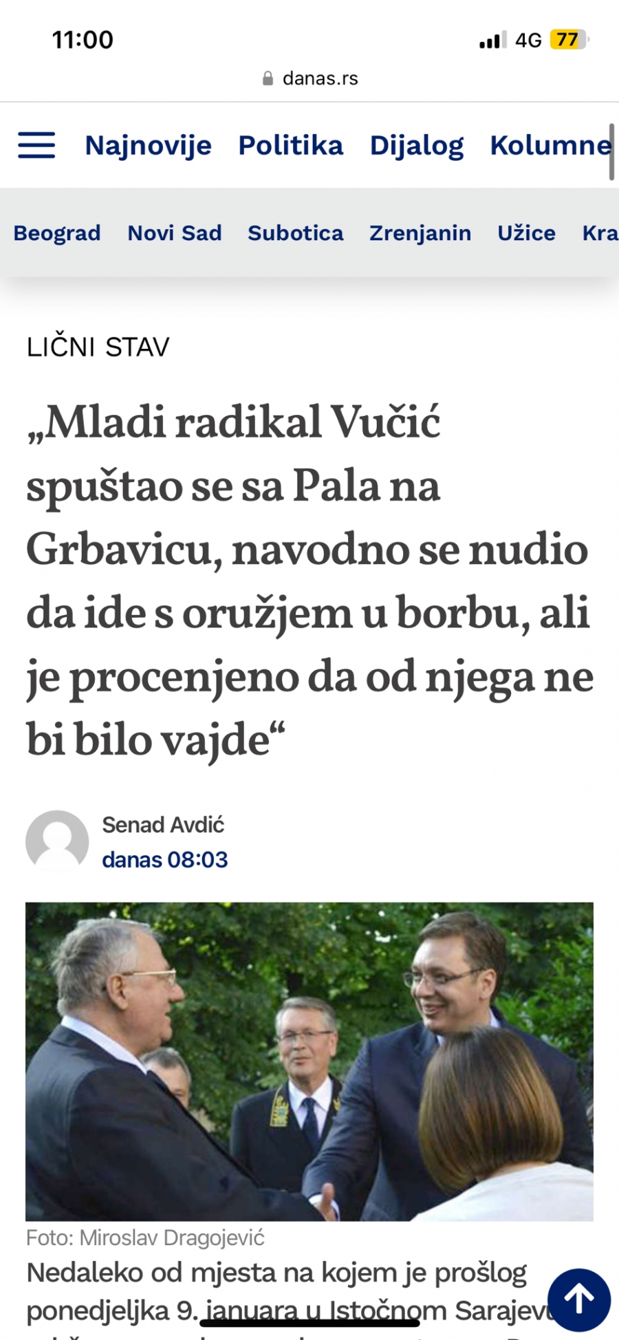 PRERAČUNALI SE Avdić i ekipa iz Danasa brutalnim lažima napali Vučića, njhove izmišljotine pale u vodu! (FOTO)