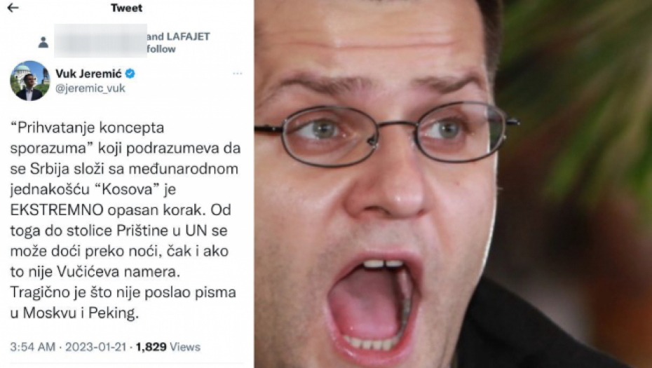 VUK JEREMIĆ DA DRŽI LEKCIJE VUČIĆU? Dobtnik zahvalnice Prištine, čovek koga je Đinđić najurio iz Vlade? Neće moći (FOTO)