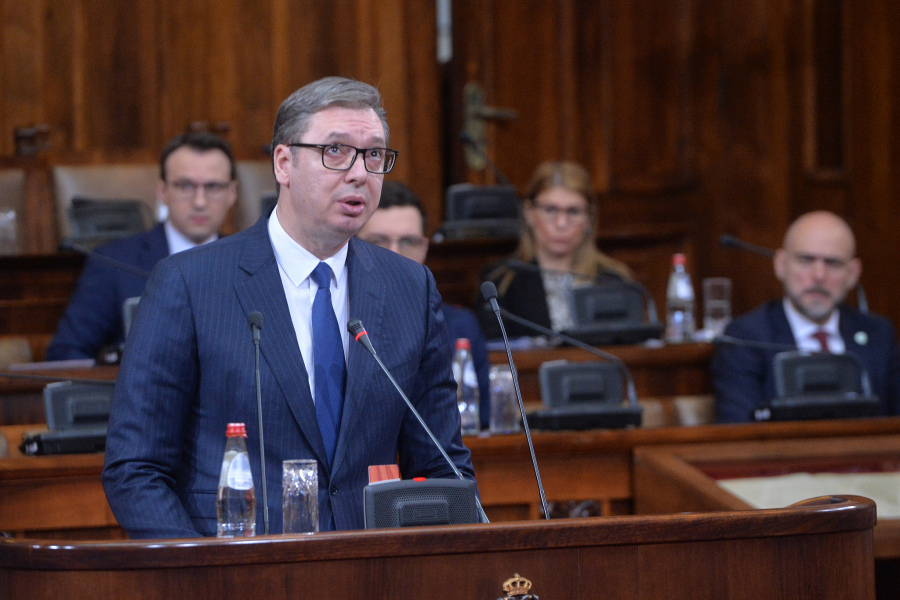 (UŽIVO) POSEBNA SEDNICA SKUPŠTINE O KiM Vučić: Vi junaci da me bijete? (FOTO/VIDEO)