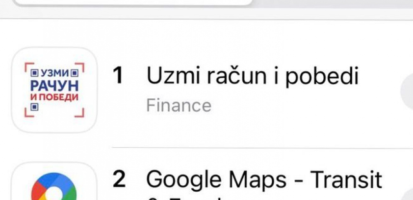 UBEDLJIVO PRVI "Uzmi račun i pobedi" najpopularnija aplikacija!