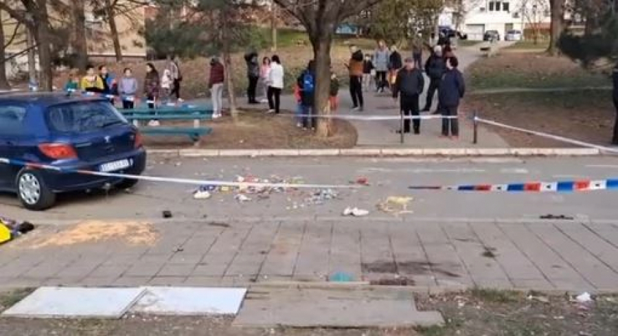 LJUDI SU VRIŠTALI I BEŽALI Kola uletela u park u Mirijevu, projurila pored majke s detetom! Za dlaku izbegnuta tragedija! (FOTO)