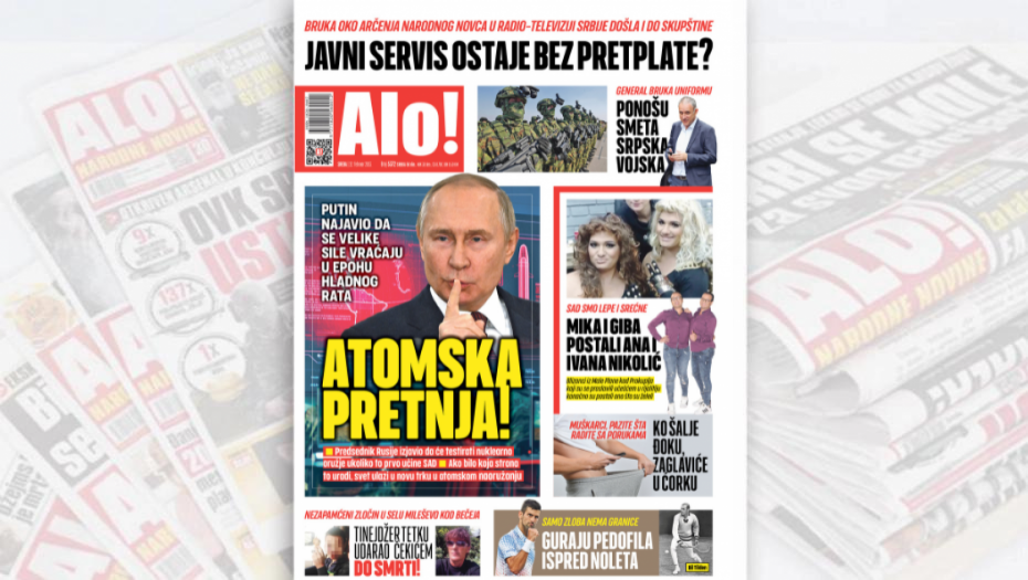 ATOMSKA PRETNJA! Putin najavio da se velike sile vraćaju u stanje Hladnog rata