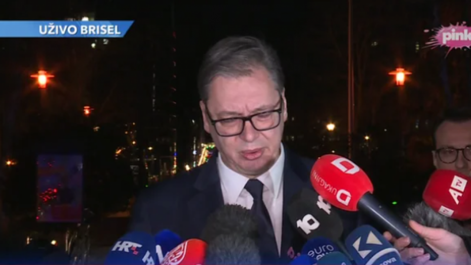 ALEKSANDAR VUČIĆ SE OBRATIO IZ BRISELA Predsednik odgovorio na pitanje o nezavisnosti tzv. Kosova