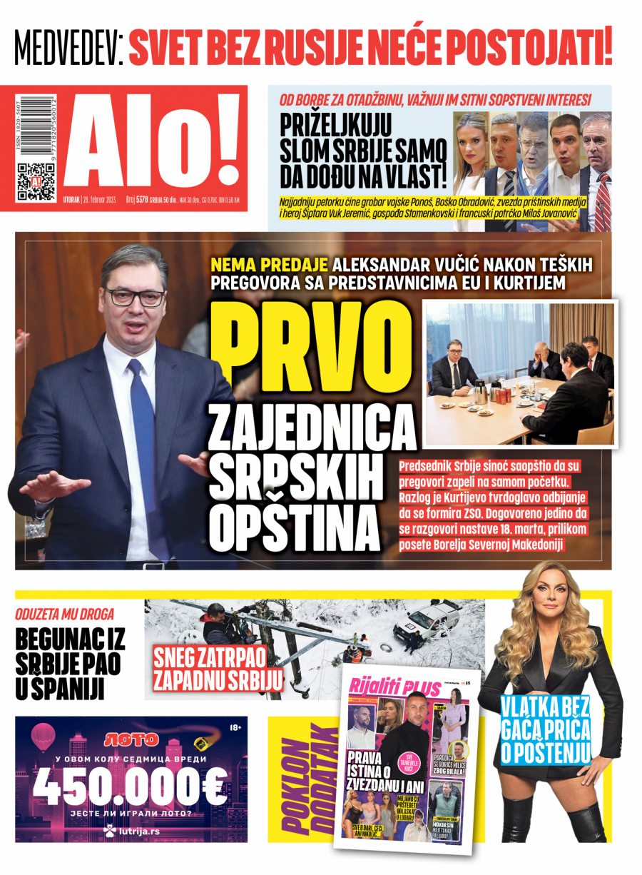 VUČIĆ SE BORI ZA OTADŽBINU, A ONI ZA SEBE Priželjkuju slom Srbije samo da dođu na vlast!