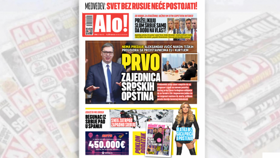 VUČIĆ SE BORI ZA OTADŽBINU, A ONI ZA SEBE Priželjkuju slom Srbije samo da dođu na vlast!