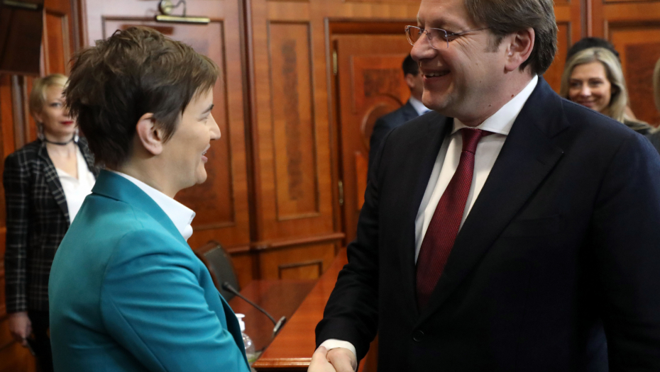 PRIORITETI VLADE REFORME U OBLASTI VLADAVINE PRAVA Ana Brnabić razgovarala sa Oliverom Varheljijem