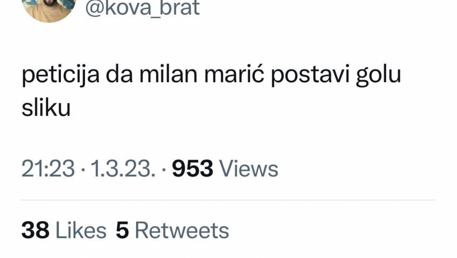 Tviteraši poludeli za Milanom Marićem