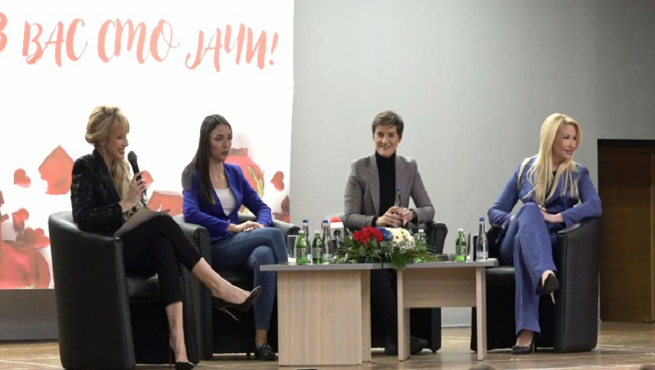 "UZ VAS SMO JAČI!" Velika tribina povodom 8 marta, obratila se premijerka Brnabić (VIDEO)