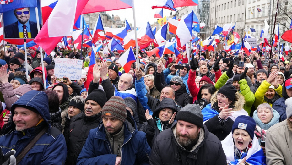 "FAŠISTI!" Poplava ljudi u Pragu! Narod traži da vlada prekine podršku Ukrajini u ratu!