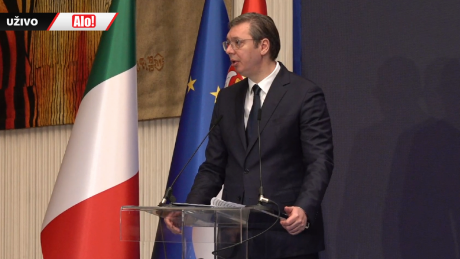 VUČIĆ SE SASTAO SA TAJANIJEM Srbija i Italija sklopile niz ključnih sporazuma (VIDEO)