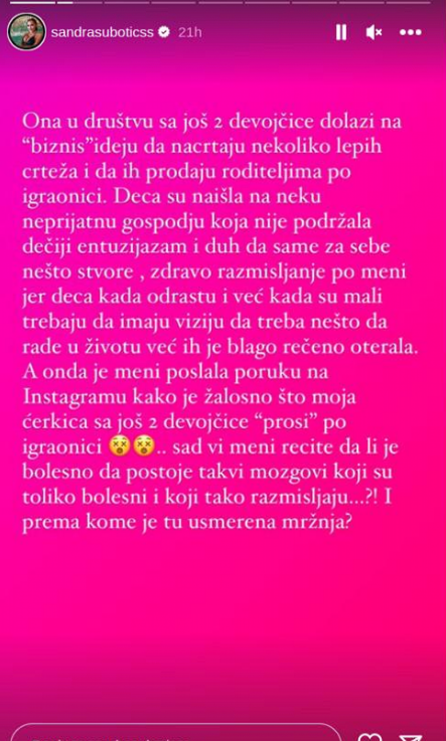 OVO NIKO NIJE OČEKIVAO Haos u domu Sandre Subotić, nepoznata žena je optužila da tera ćerku da prosi?