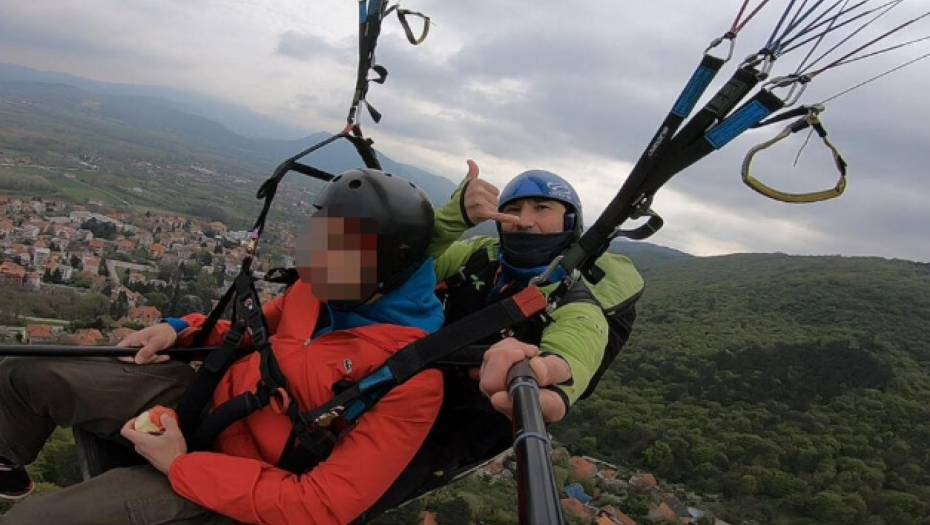 BIO JE KRVAV ALI SVESTAN, GOVORILI SMO MU "DIŠI" Jezivi detalji pogibije paraglajdiste kod Niške Banje (FOTO)