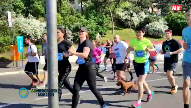 NIŠTA BEZ NAJBOLJEG ČOVEKOVOG PRIJATELJA! Krzneni maratonac na Brankovom mostu