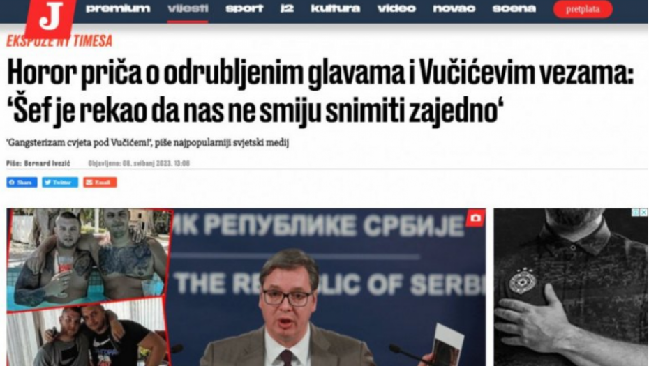 ŠOLAKOVE USTAŠE U BRUTALNOM NAPADU NA SRBIJU I VUČIĆA! "Jutarnji" i "Index" po direktivi najavljuju "velike prosvjede" u Beogradu!