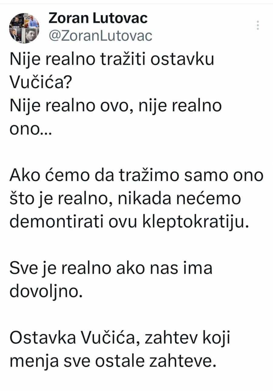 LUTOVAC OTKRIO PRAVI PLAN OPOZICIJE Hoće da preuzmu celu državu protiv volje naroda!