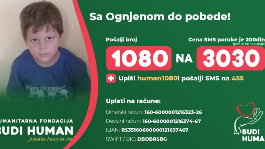 POTREBNO JE SAKUPITI 20.000 EVRA ZA MANJE OD 20 DANA Pomozite Ognjenu da se vrati normalnom životu!