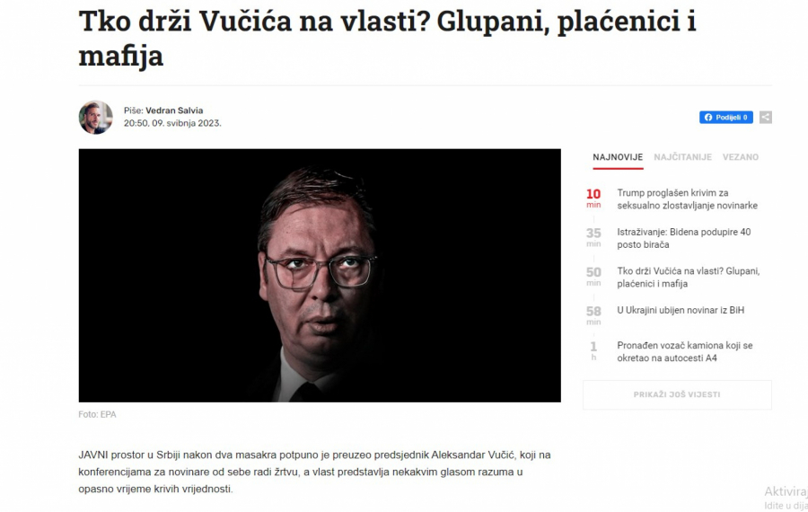 USTAŠKI OLOŠ U LIKU PLENKOVIĆA I MILANOVIĆA POTPUNO POLUDEO Srpski narod nazvali glupanima, plaćenicima i mafijom