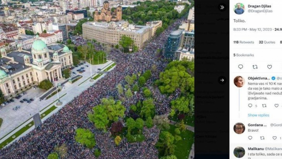 TEŠKI LAŽOVI! Pogledajte! Ovo su dokazi da opozicija montira slike sa protesta! (FOTO)