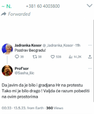 JADRANKA KOSOR NAVIJA ZA RUŠILAČKE PROTESTE Ljudi iz Hrvatske došli da pomognu u blokiranju Gazele