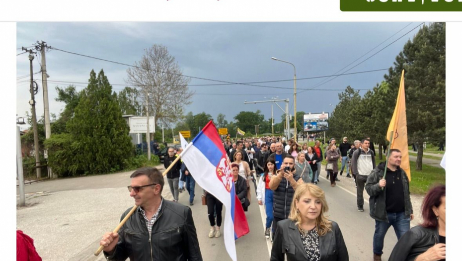 EVO KAKO LAŽU I PODMEĆU Kao radnički protest, a tamo Tatjana Manojlović - potpredsednica DS-a!