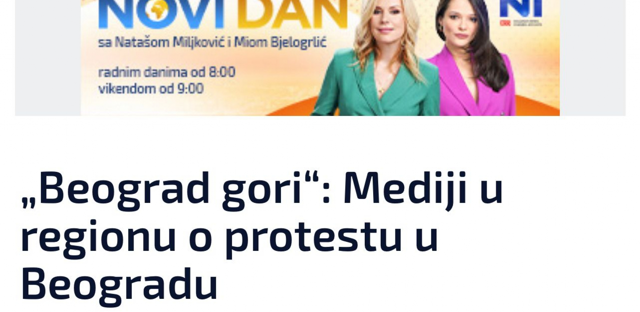 NADAJU SE DA ĆE BEOGRAD DA IZGORI DO TEMELJA Šolak i ustaše u orgiji radosti zbog nasilnih protesta