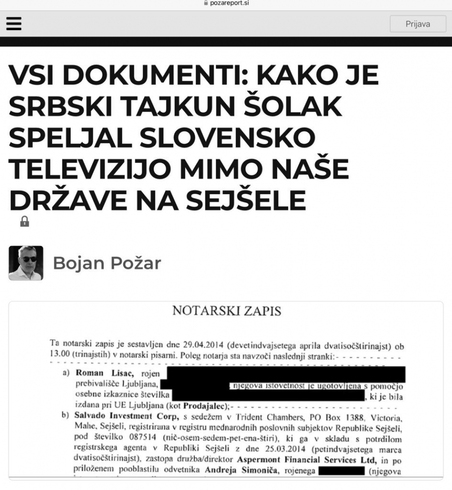 EKSKLUZIVNO! Istraživanje o mutnim poslovima gazde N1 i Nove: Šolak iz senke rovari po Sloveniji