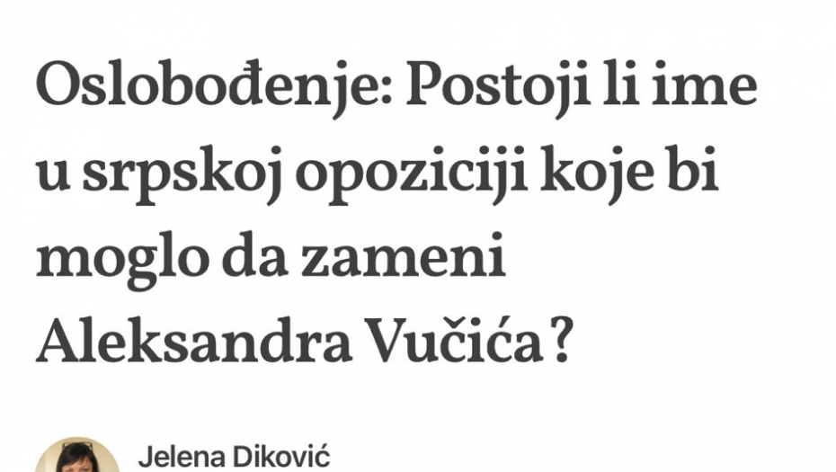 ZAJEDNIČKI ZADATAK ŠOLAKA I SARAJEVSKIH MEDIJA: Skloniti Vučića po svaku cenu jer je on sinonim za jačanje Srbije!