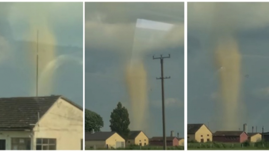 ŠTA JE SAD OVO, TORNADO?! Snimak iz okoline Rume izazvao zabrinutost građana (VIDEO)