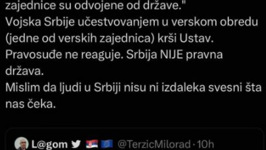 SRAMNI NAPADI ČANKA Udario na vojsku i crkvu!