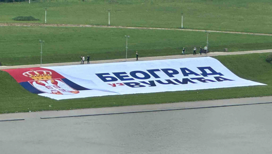 BEOGRAD PRVI PODRŽAO VUČIĆA! Prestonica je uz predsednika Srbije (VIDEO)