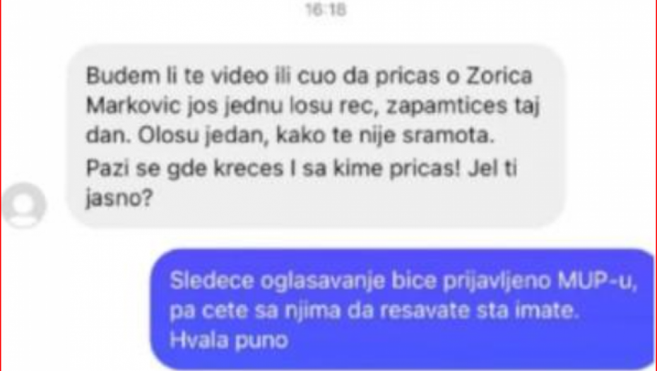 Pretnje upućene Šarmen Soraji 