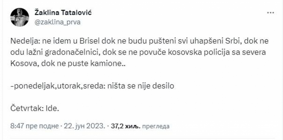 Tvitovi opozicije